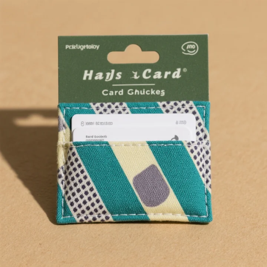 Colorful Fabric Card Holders